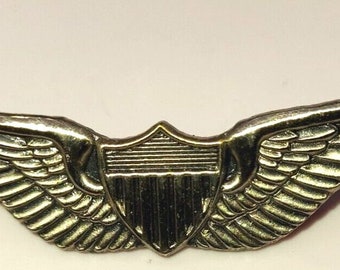 WW2 実物 米陸軍空挺部隊 バッジ Sterling Silver仕様 WW2 実物 米陸軍空挺部隊 バッジ Sterling Silver仕様