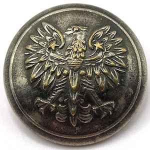 Vintage WWII Polish Army Uniform Button