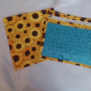 12 inch quilted vinyl front bag