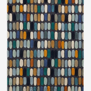 Pebbles Tufted Rug Hand Tufted Rug Tufted Wool Rug Hand Tuft Rug 5x8 6x9 7x10 8x10 9x12 10x14 feet  Rug Multi Colored Rug, Class Rugs