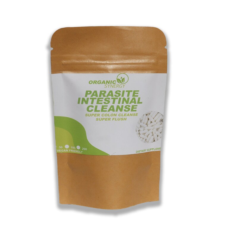 Organic Synergy Parasite Intestinal Cleansecolon Cleanse Etsy