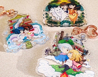 Ghibli Acrylic Charm Keychain