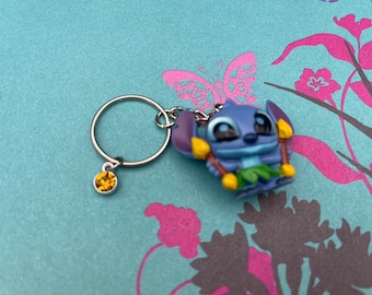 Disney Lilo and stitch doorable keychain fire dance stitch