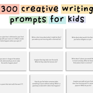 300 Creative Writing Prompts for Kids