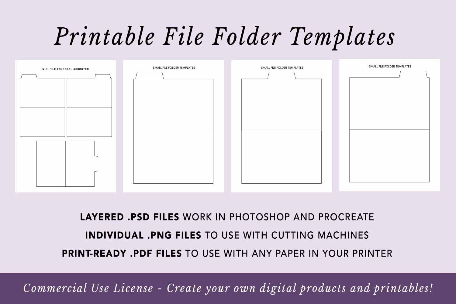 Junk Journal Templates Kit Bundle of 22 Different Layered