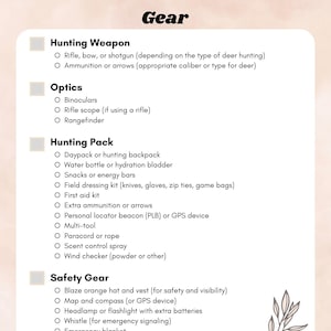 Women's Deer Hunting Checklist | Expert Gear & Safety Guide | Perfect ...