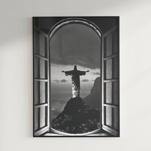 DIgital Black and White - Christ the Redeemer