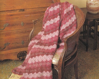 Afghanskt virkmönster från 1970-talet, virkmönster för nybörjare, konverterat vintagemönster, nedladdningsbar PDF