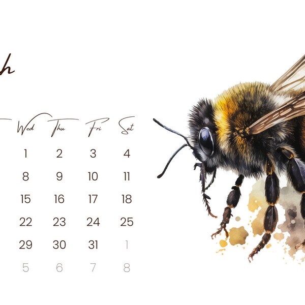 2023 Custom Desk Calendar Etsy