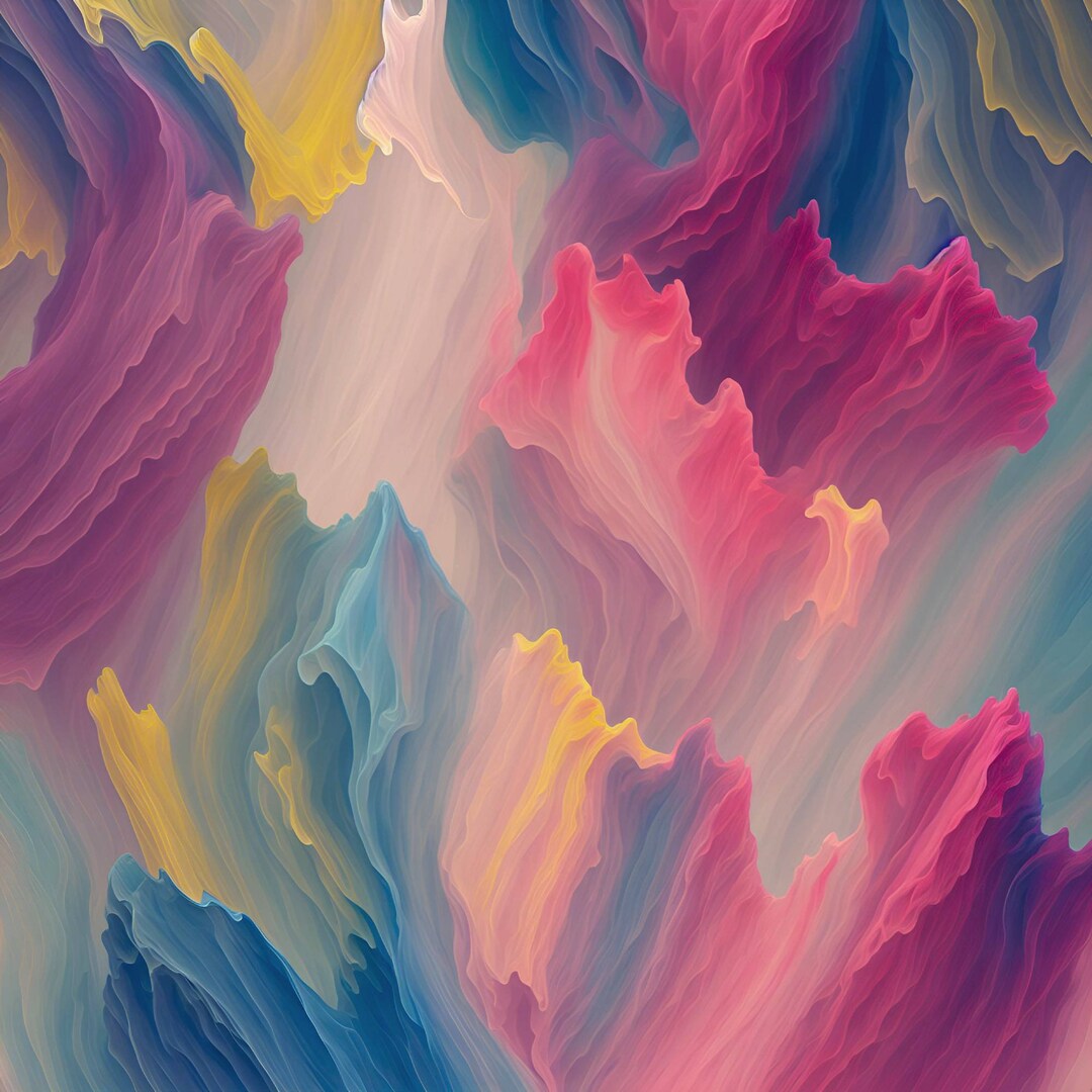 Abstract Coloruful Smoke Wallpaper - Etsy