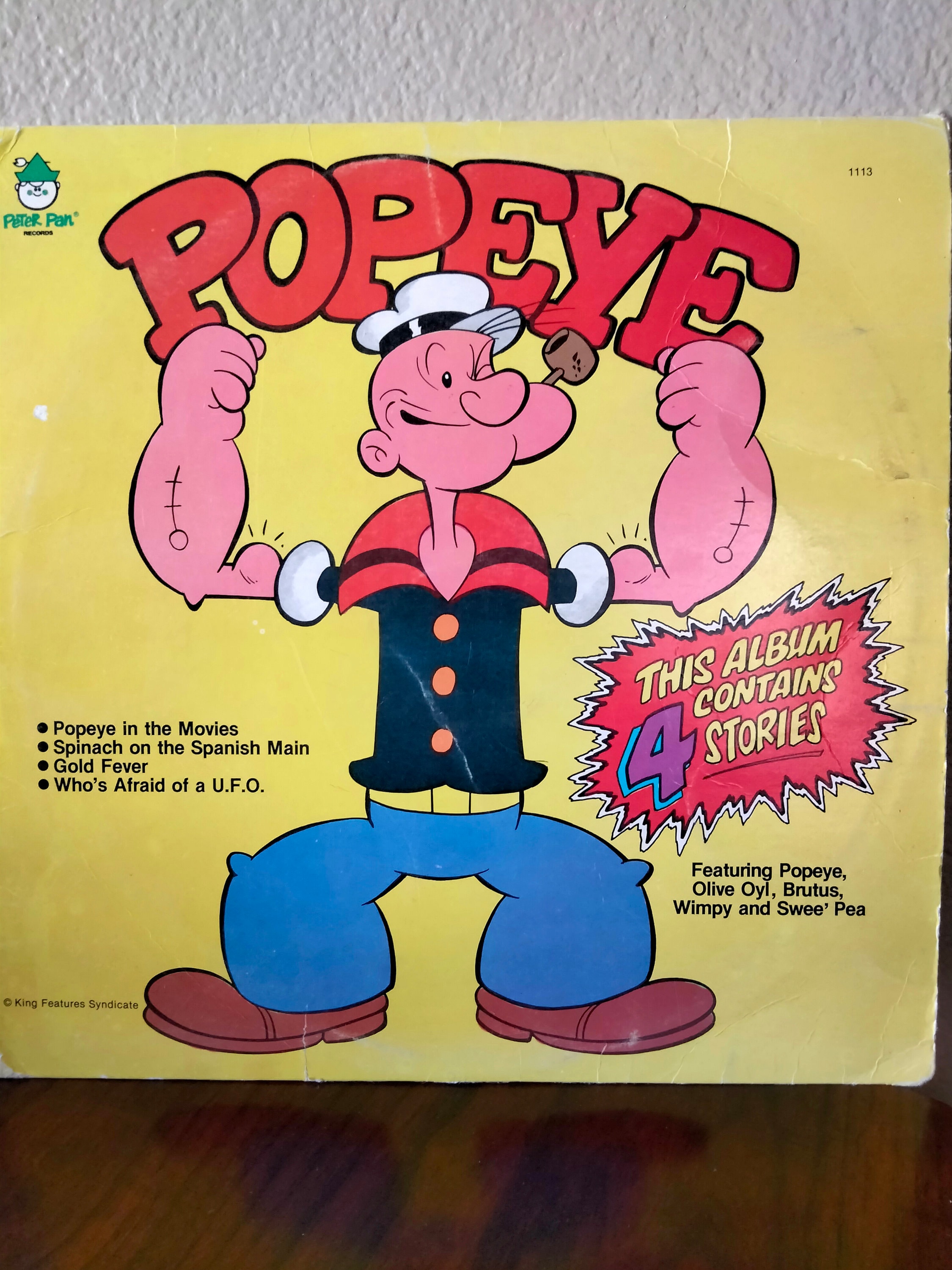 Popeye, Original Vinyl Record - Etsy