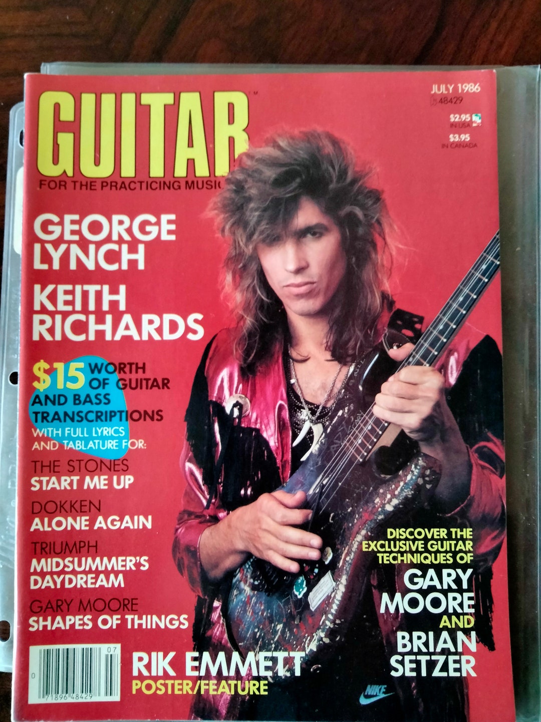 July 1986 - Guitar for the Practicing Musician - George Lynch