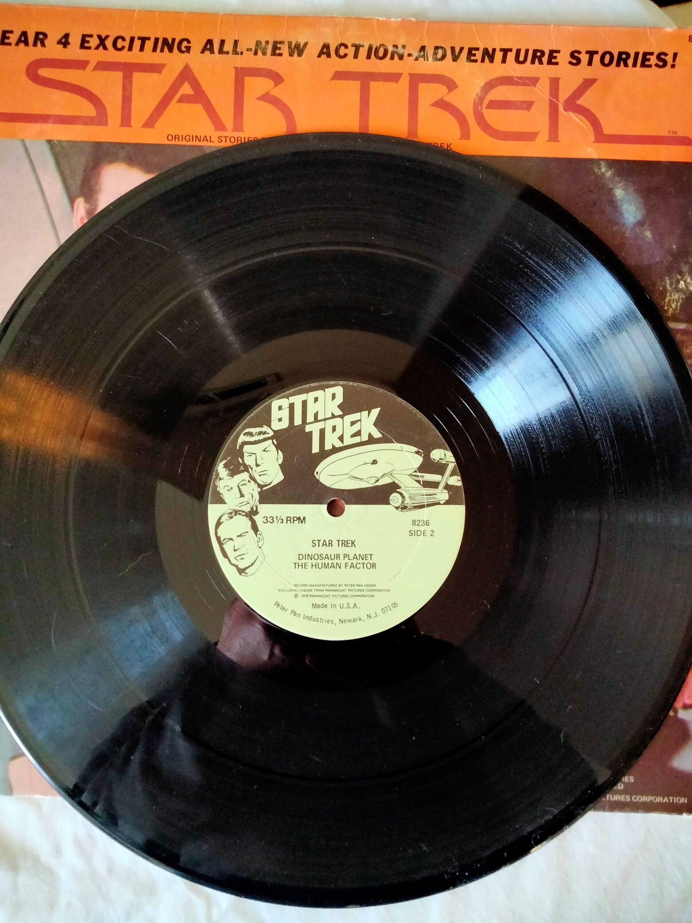 Star Trek Original Stories for Children 1979 Vinyl Record 8236