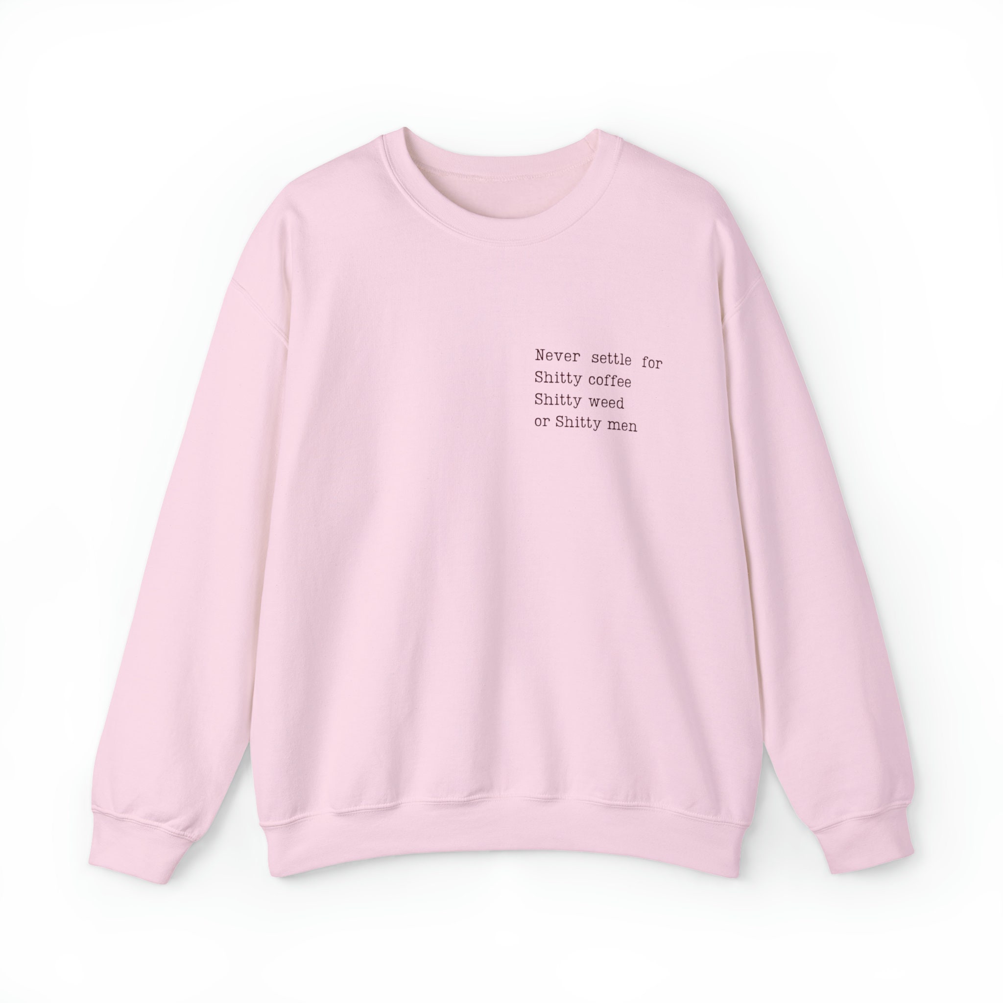 Never Settle Sweatshirt Fun Sweatshirt Gifts for Her Break - Etsy UK