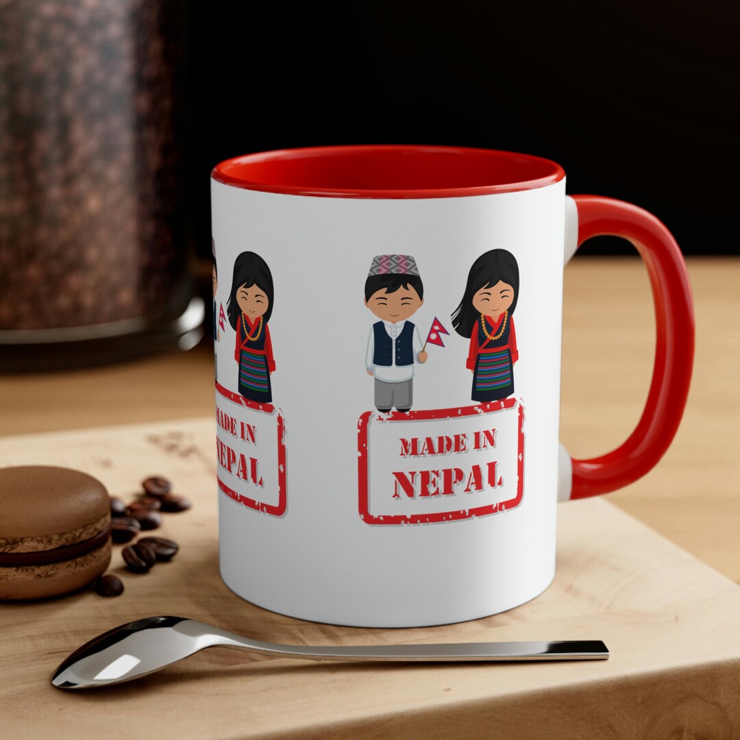 Nepal Coffee Mug 11oz Made in Nepal Gift Etsy