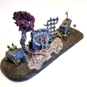 Fungus World : Barricade, modular tabletop terrain, Warhammer40k