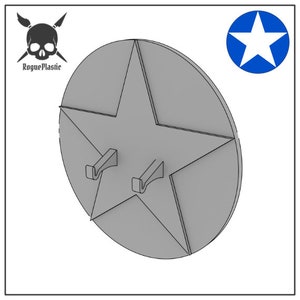 Scale Model Aircraft Wall Mount Display With Plane Insignia Roundel Background - United States Air Force