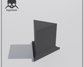 Triangle Base Elevated Display Stands Plinths For Miniatures & Scale Models