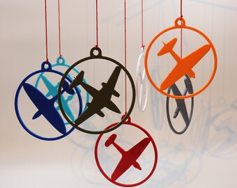 Warbirds Holiday Festive Christmas Tree Decorations Hanging Ornaments
