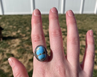 Size 6 Golden Hills Turquoise Ring