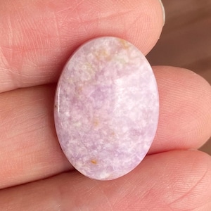 Pink Zoisite:  &quot;Prairie Tanzanite&quot; Cabochon, Collector Stone, 22x16mm, Wyoming Gemstone