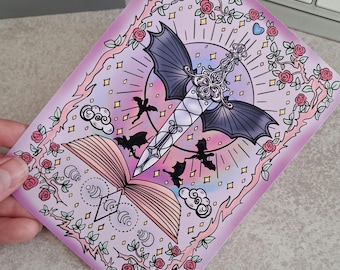 Fantasy Kindle Insert | Dragon Sword, Roses, Booktok Reader