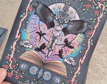Fantasy Kindle Case Insert: Dragon Sword Bookish Sticker