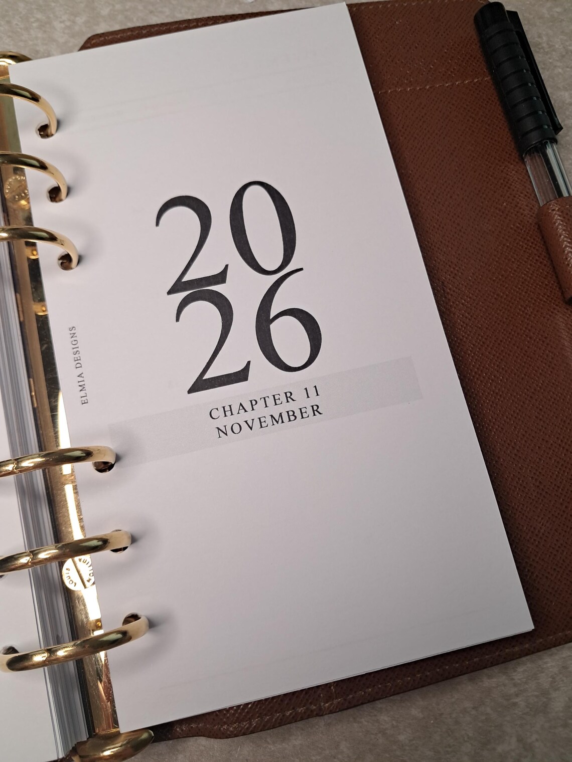 2026 Monthly Calendar Inserts | Filofax A5/a6/personal Size - Etsy