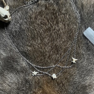 Rattlesnake Vertebrae Choker - Fantasy Collection - Oddities and Curiosities