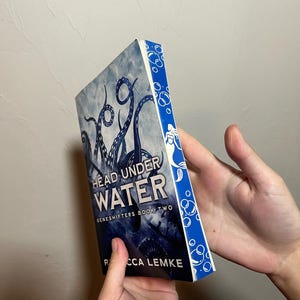 Limited Edition Sprayed Edge Paperback Signed copy of Head Under Water -  dystopian books - young adult books science fantasy book