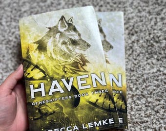 Limited Edition gespoten rand paperback gesigneerd exemplaar van Haven - dystopische boeken - boeken voor jonge volwassenen wetenschappelijk fantasyboek