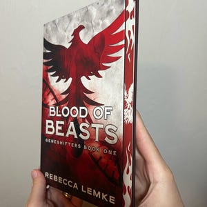 Limited Edition Sprayed Edge Hardback Signed copy of Blood of Beasts - dystopian books - young adult books - teen books