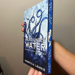 Limited Edition Sprayed Edge Hardback Signed copy of Head Under Water - dystopian books - young adult books - science fantasy book