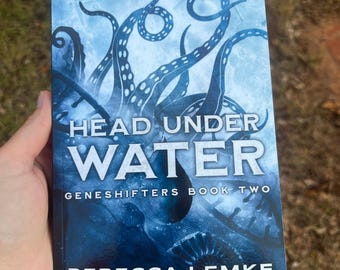 Gesigneerd paperback-exemplaar voorbestelling van Head Under Water - dystopische boeken - boeken voor jonge volwassenen - wetenschappelijk fantasyboek - tienerboeken - sciencefictionboeken