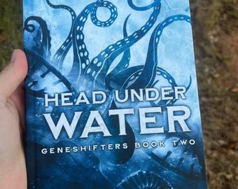 Gesigneerd exemplaar met harde kaft van Head Under Water - dystopische boeken - boeken voor jonge volwassenen - wetenschappelijk fantasyboek - tienerboeken - sciencefictionboeken