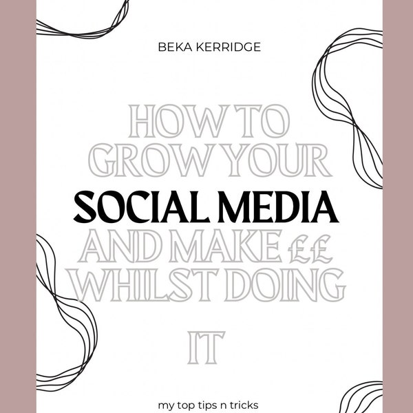 1 HOW TO grow your social media kit