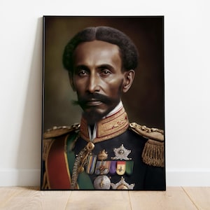 Emperor Haile Selassie artwork (Style 04A) - DIGITAL DOWNLOAD ONLY