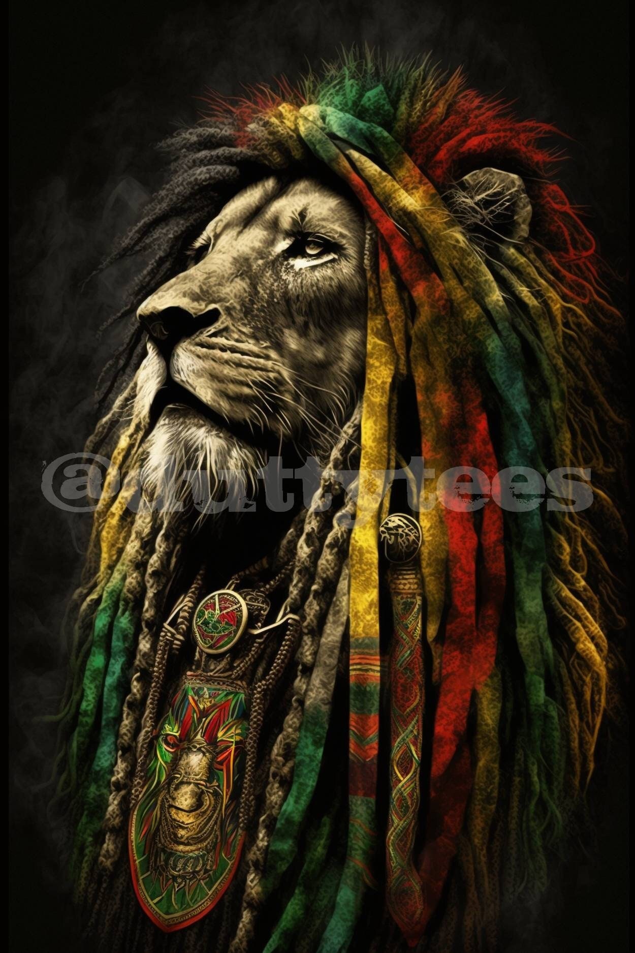 Rasta Lion style 08A DIGITAL DOWNLOAD ONLY - Etsy