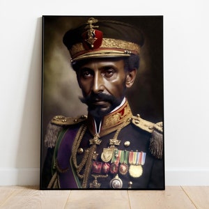 Emperor Haile Selassie artwork (Style 03A) - DIGITAL DOWNLOAD ONLY
