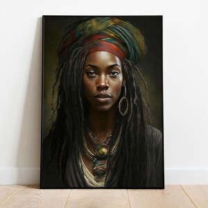 Rasta Beauty Woman (Style 24A) - DIGITAL DOWNLOAD ONLY