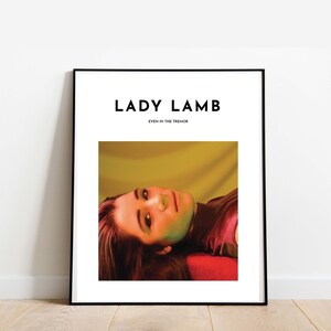 Lady Lamb - Even in the Tremor Album Inspired Digital Art Print | Lady Lamb Printable Music Art Poster