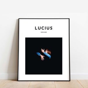 Lucius - Good Grief Album Inspired Digital Art Print | Lucius Printable Music Art Poster