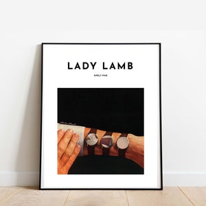 Lady Lamb - Ripely Pine Album Inspired Digital Art Print | Lady Lamb Printable Music Art Poster