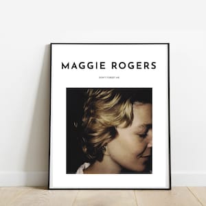 Maggie Rogers - Don&#39;t Forget Me Album Inspired Digital Art Print | Maggie Rogers Music Printable Art Poster