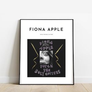 Fiona Apple - Fetch the Bolt Cutters Album Inspired Art Print | Fiona Apple Music Art Poster