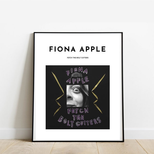 Fiona Apple - Fetch the Bolt Cutters Album Inspired Art Print | Fiona Apple Music Art Poster