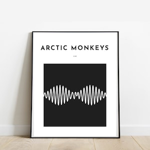 Arctic Monkeys - Stampa artistica ispirata all&#39;album AM / Poster artistico musicale degli Arctic Monkeys