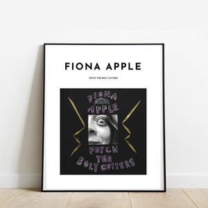 Fiona Apple - Fetch the Bolt Cutters Album Inspired Digital Art Print | Fiona Apple Printable Music Art Poster