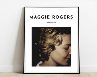 Maggie Rogers - Don't Forget Me Album Inspired Art Print | Maggie Rogers Music Art Poster