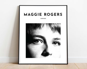 Maggie Rogers - Surrender Album Inspired Digital Art Print | Maggie Rogers Printable Music Art Poster